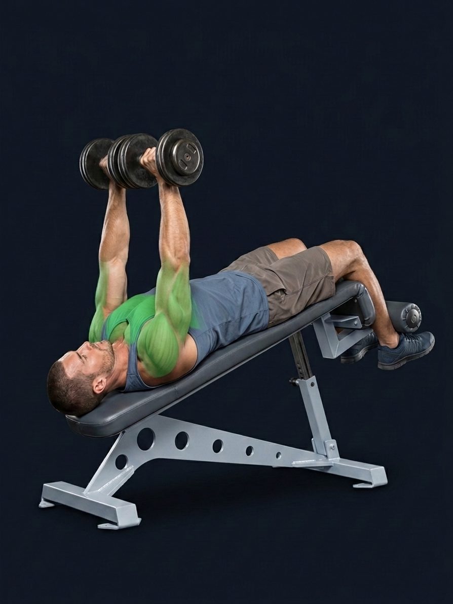 Decline Dumbbell Press