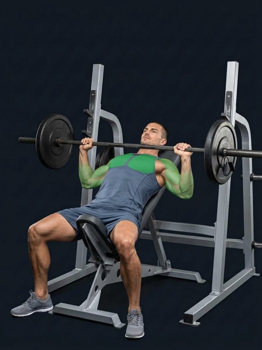 Incline Barbell Bench Press