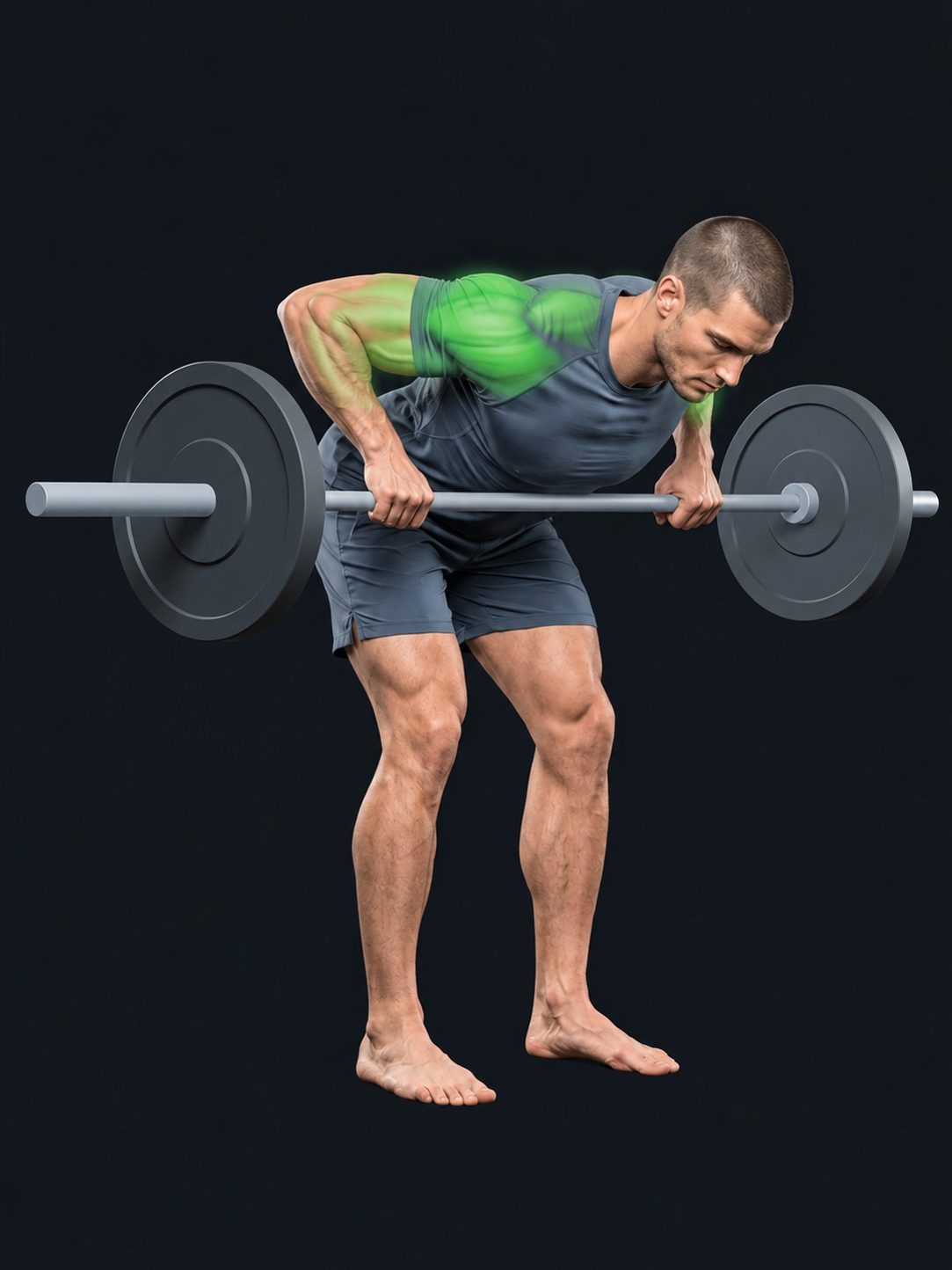Barbell Rear Delt Row