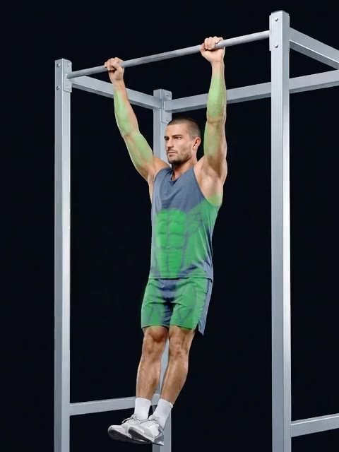 Hanging Leg Raise (hanging) — full movement