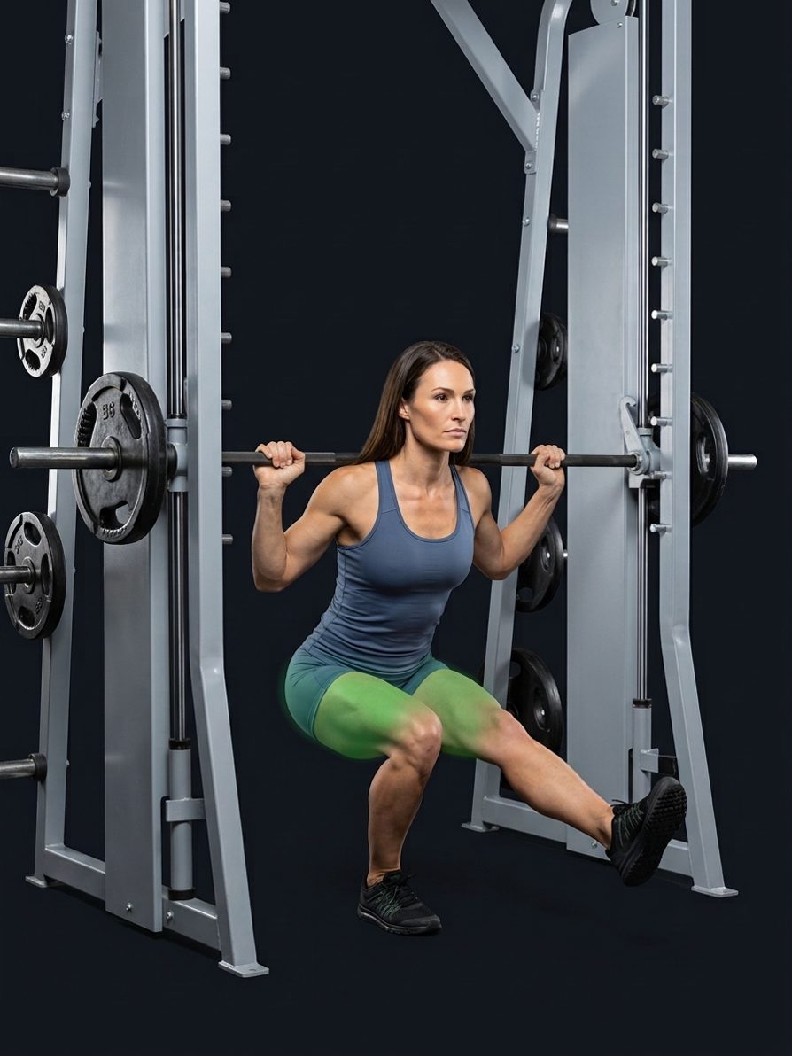 Smith Machine Pistol Squat