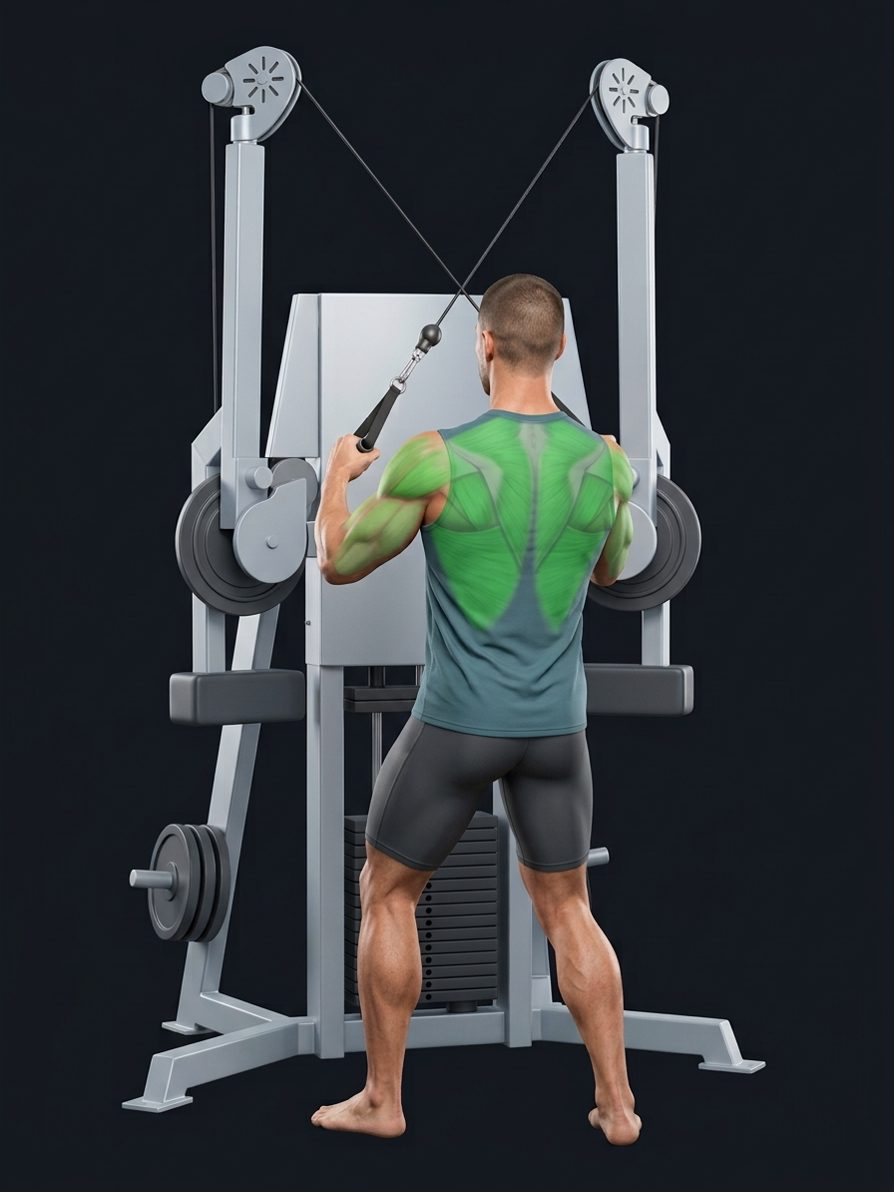 Cable Cross-Arm Lat Pulldown
