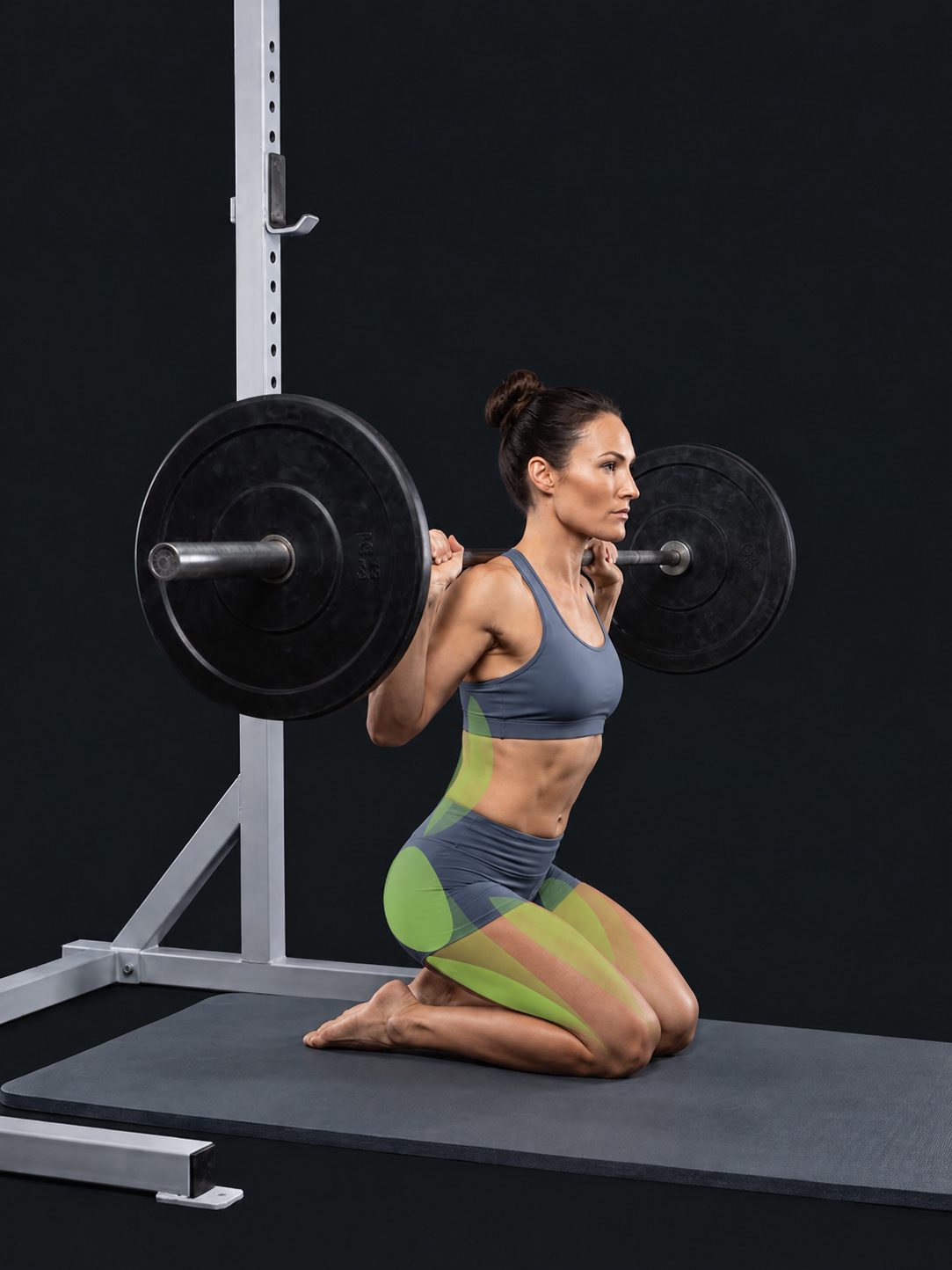 Kneeling Barbell Squat
