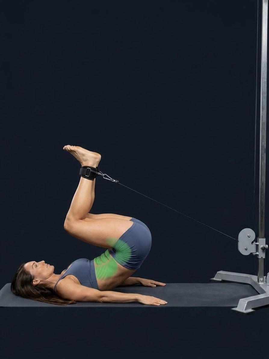 Cable Reverse Crunch