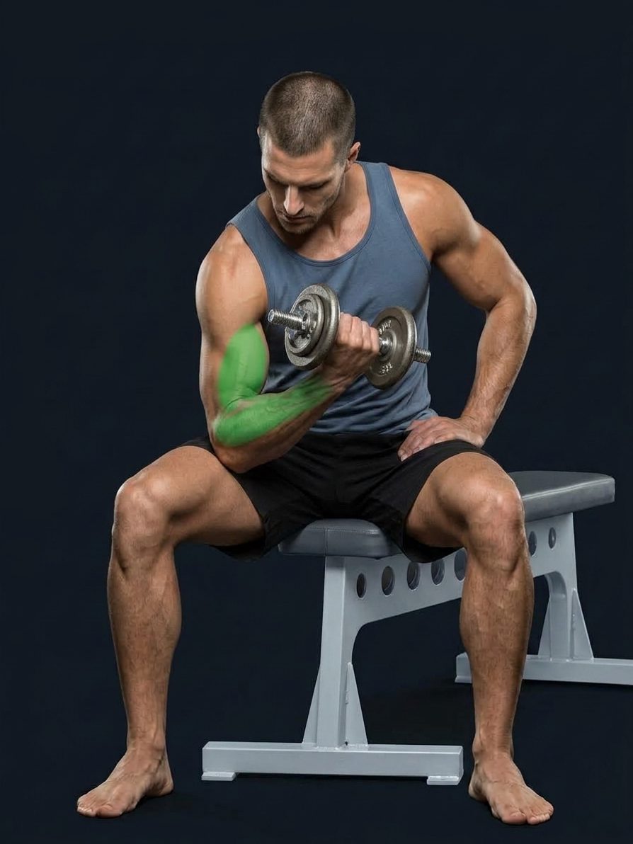 Dumbbell Concentration Curl