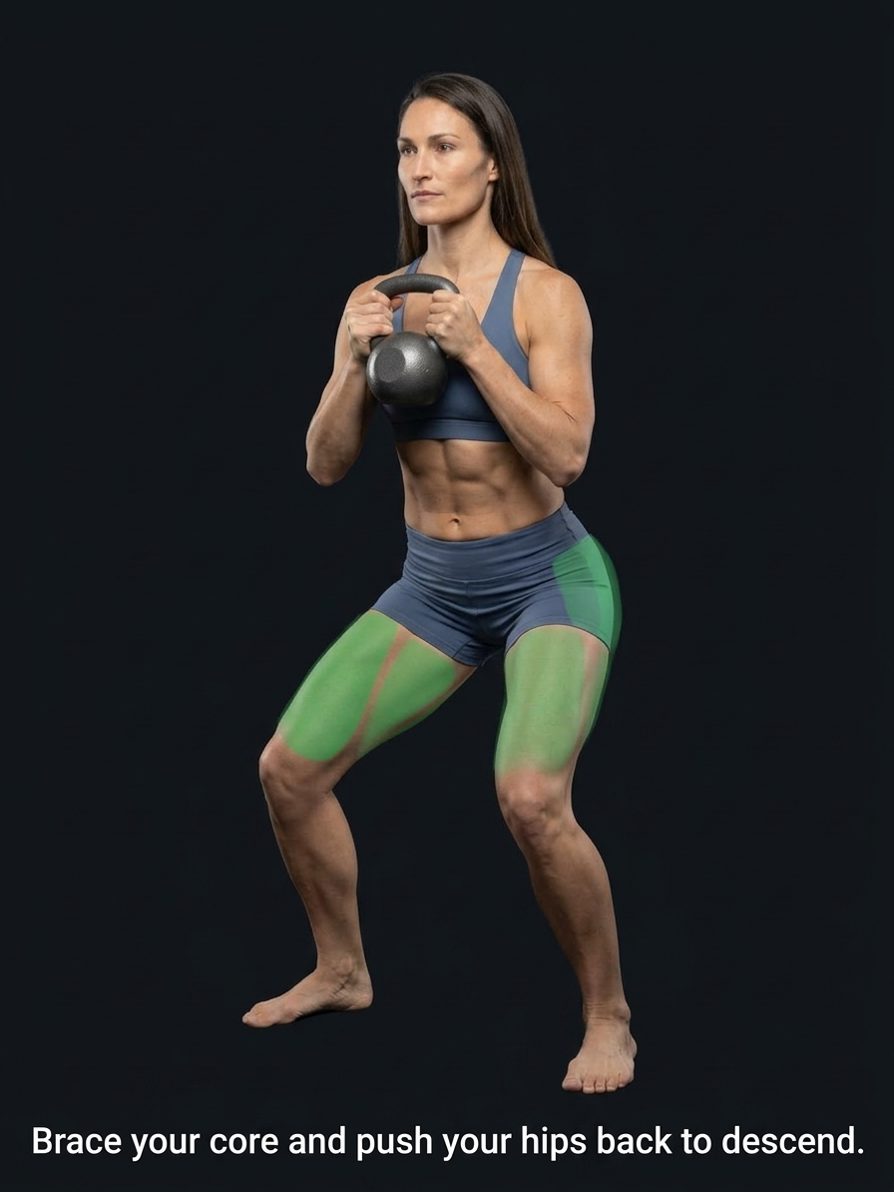 Kettlebell Goblet Squat