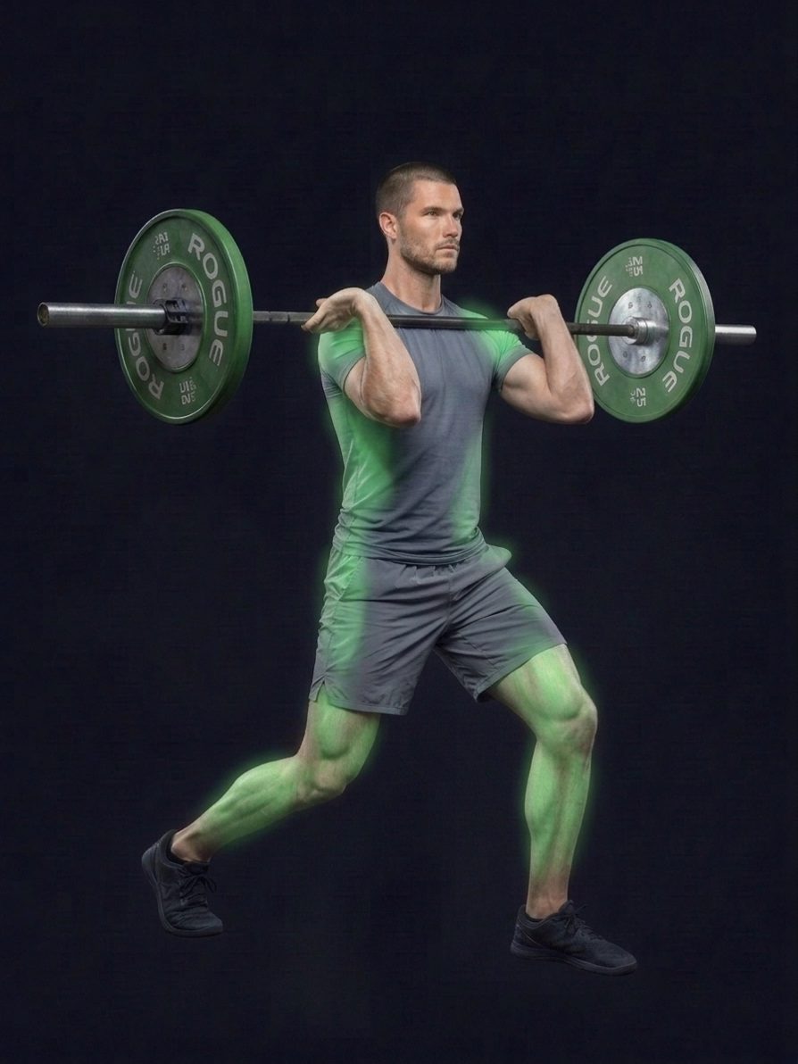 Barbell Split Clean