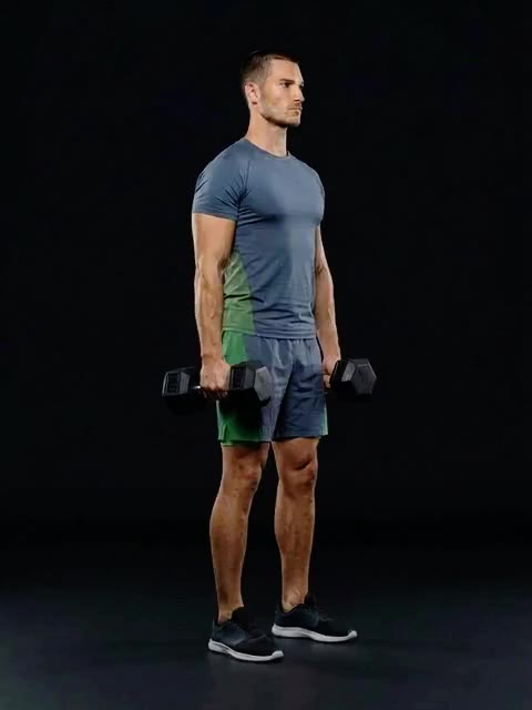 Dumbbell Romanian Deadlift — full movement