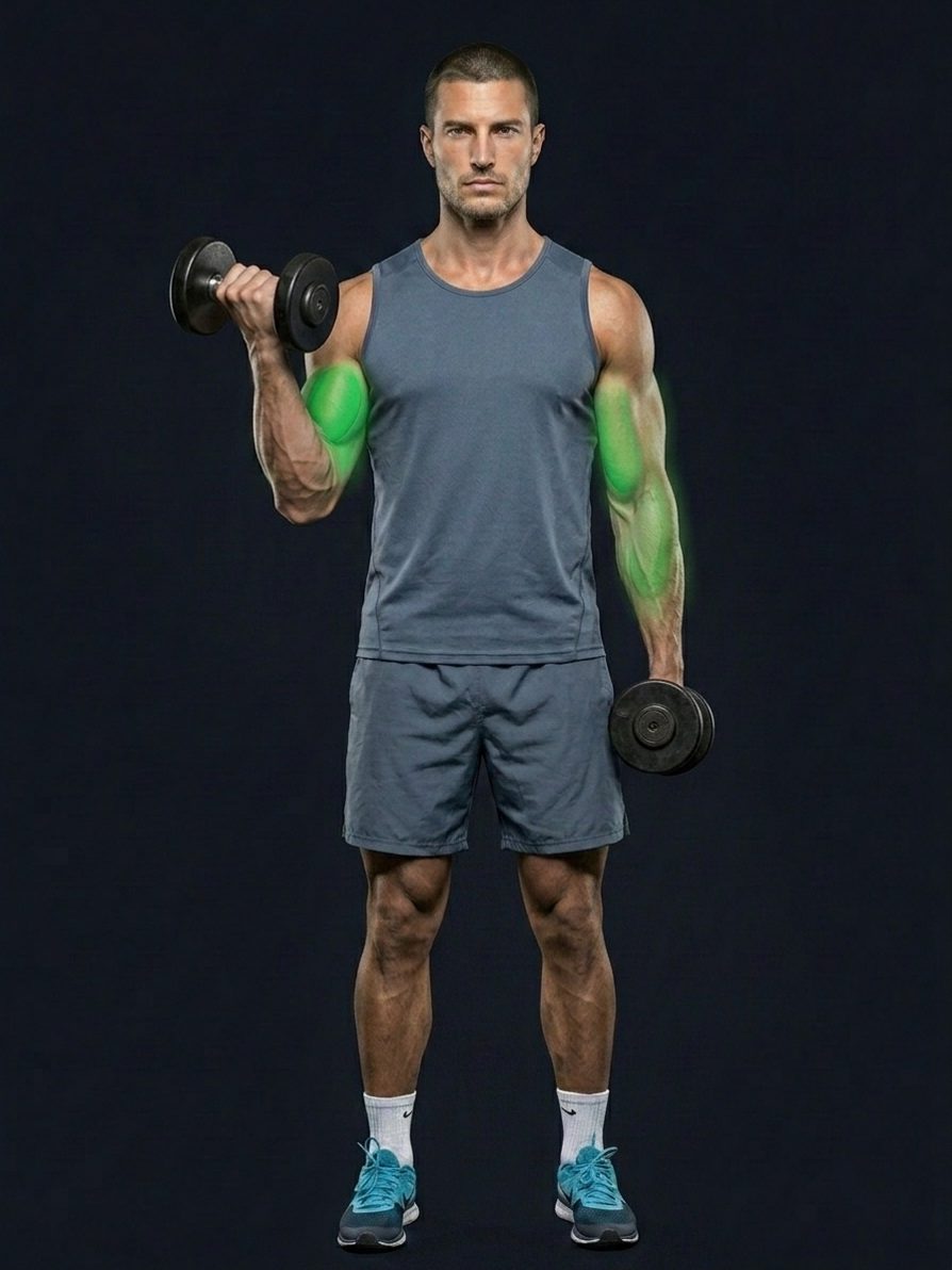 Alternating Dumbbell Bicep Curl