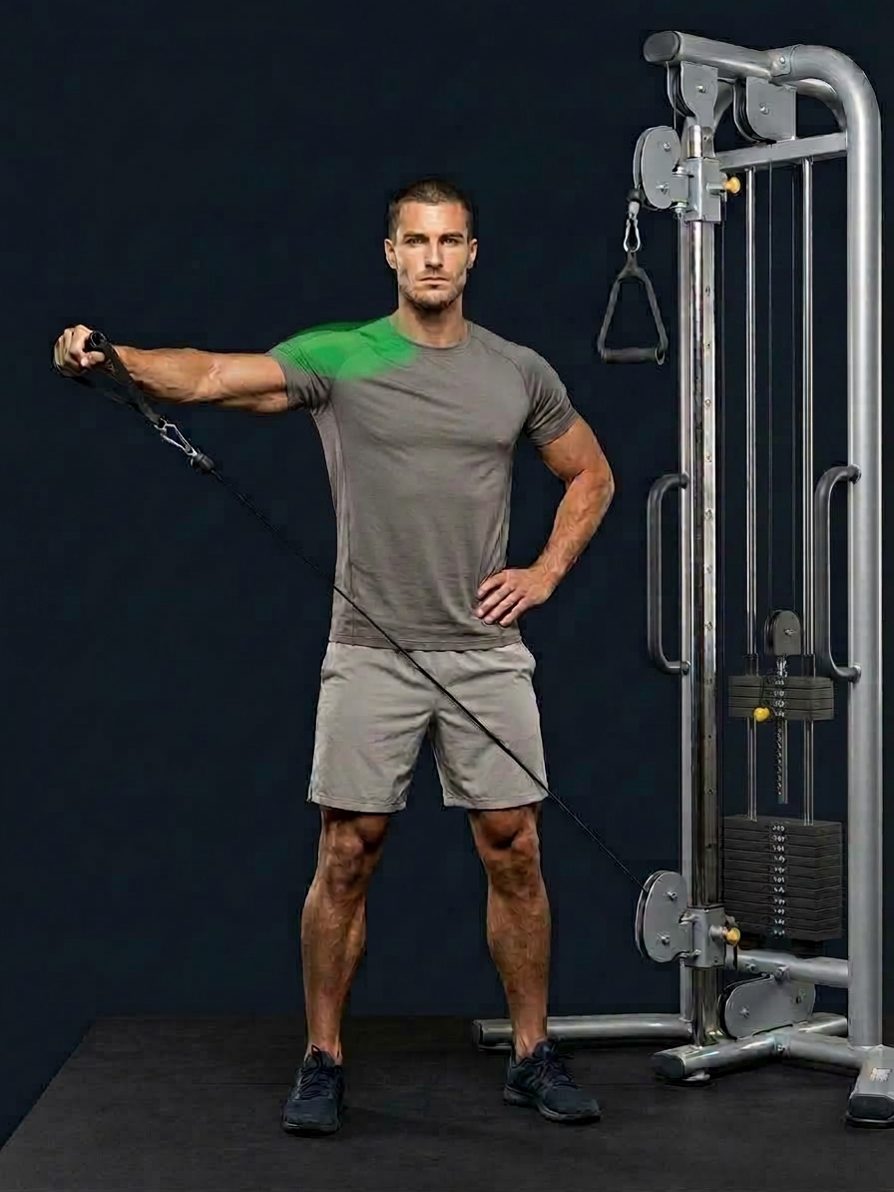 One-Arm Cable Lateral Row