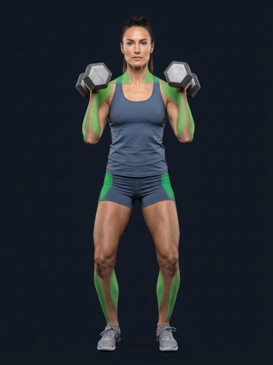 Dumbbell Hang Power Clean