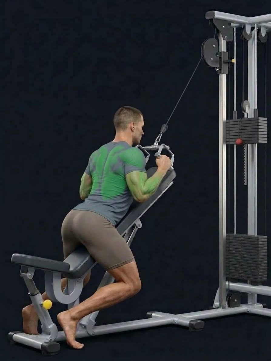 Incline Close-Grip Cable Pulldown