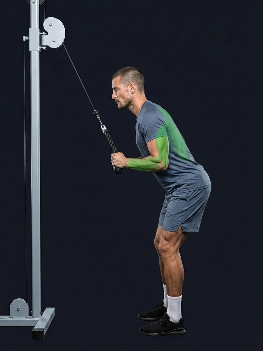 Extension des triceps à la poulie