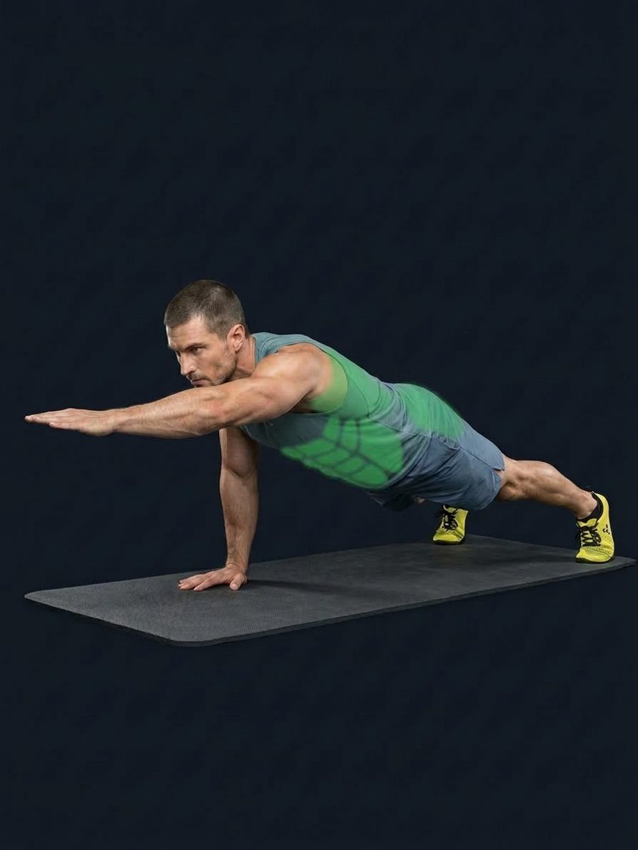 Plank Reach