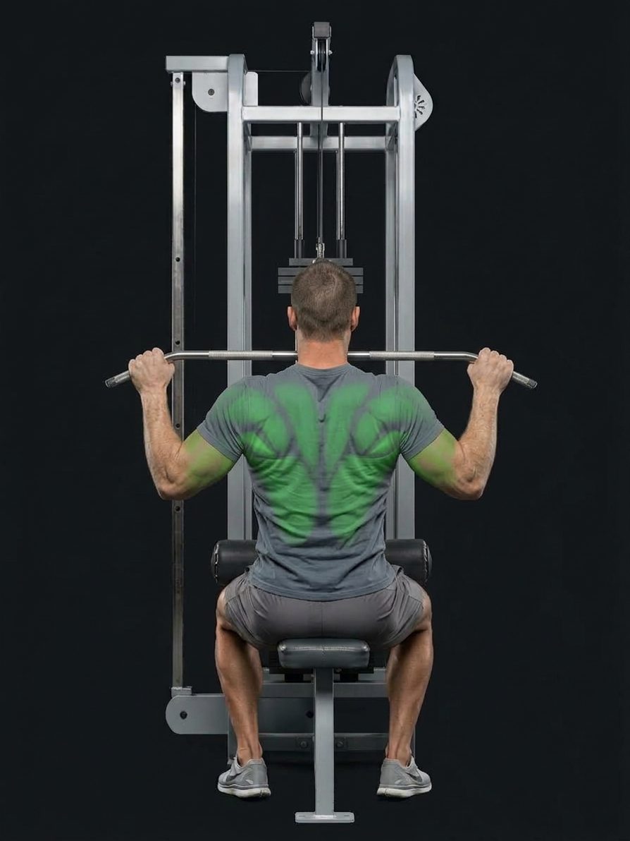 Wide Grip Lat Pulldown