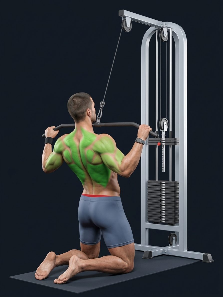 Kneeling Cable Lat Pull-Down