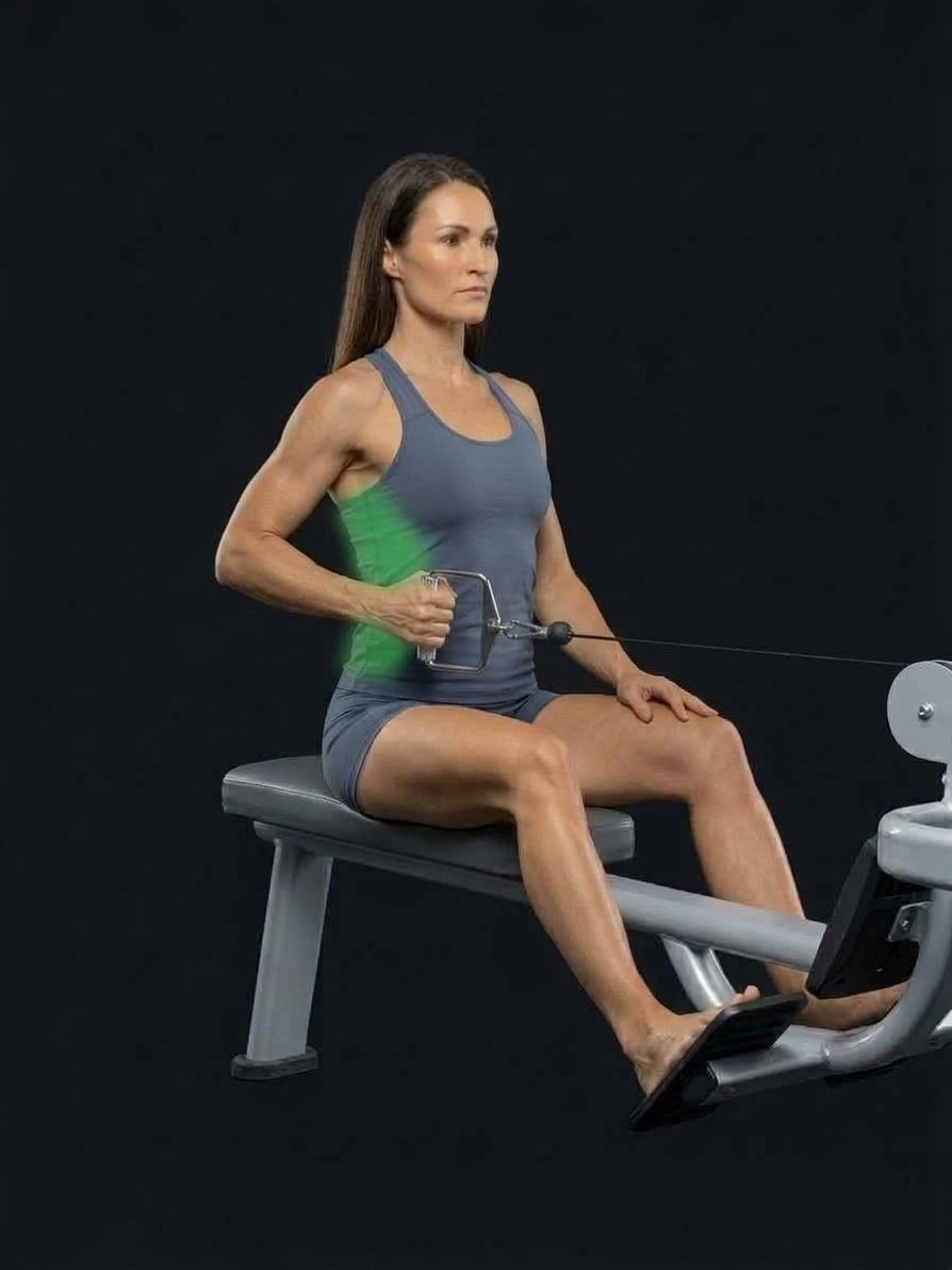 Seated Single-Arm Cable Row