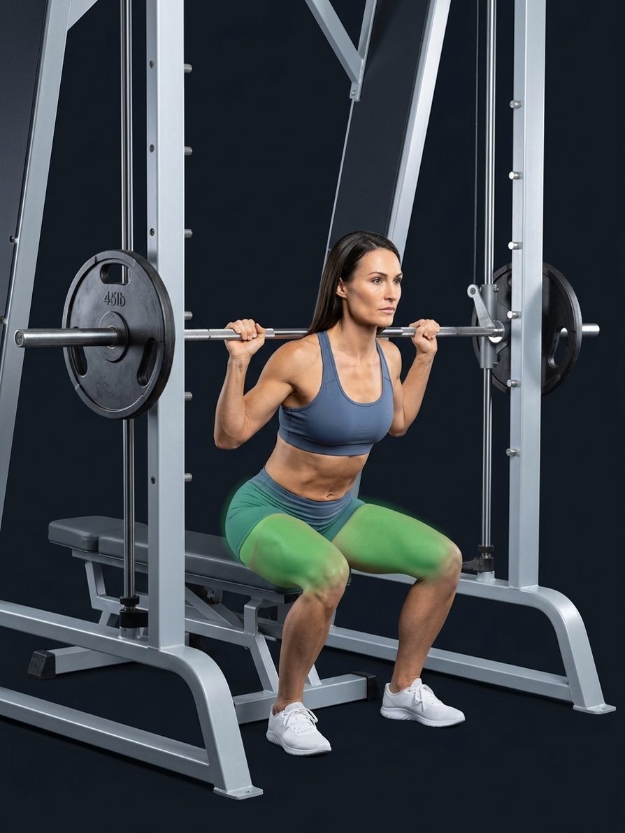 Smith Machine Box Squat
