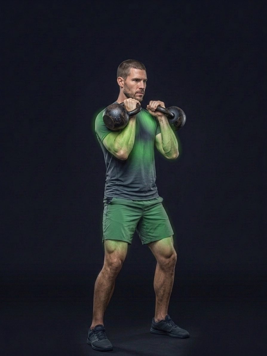 Double Kettlebell Clean and Press
