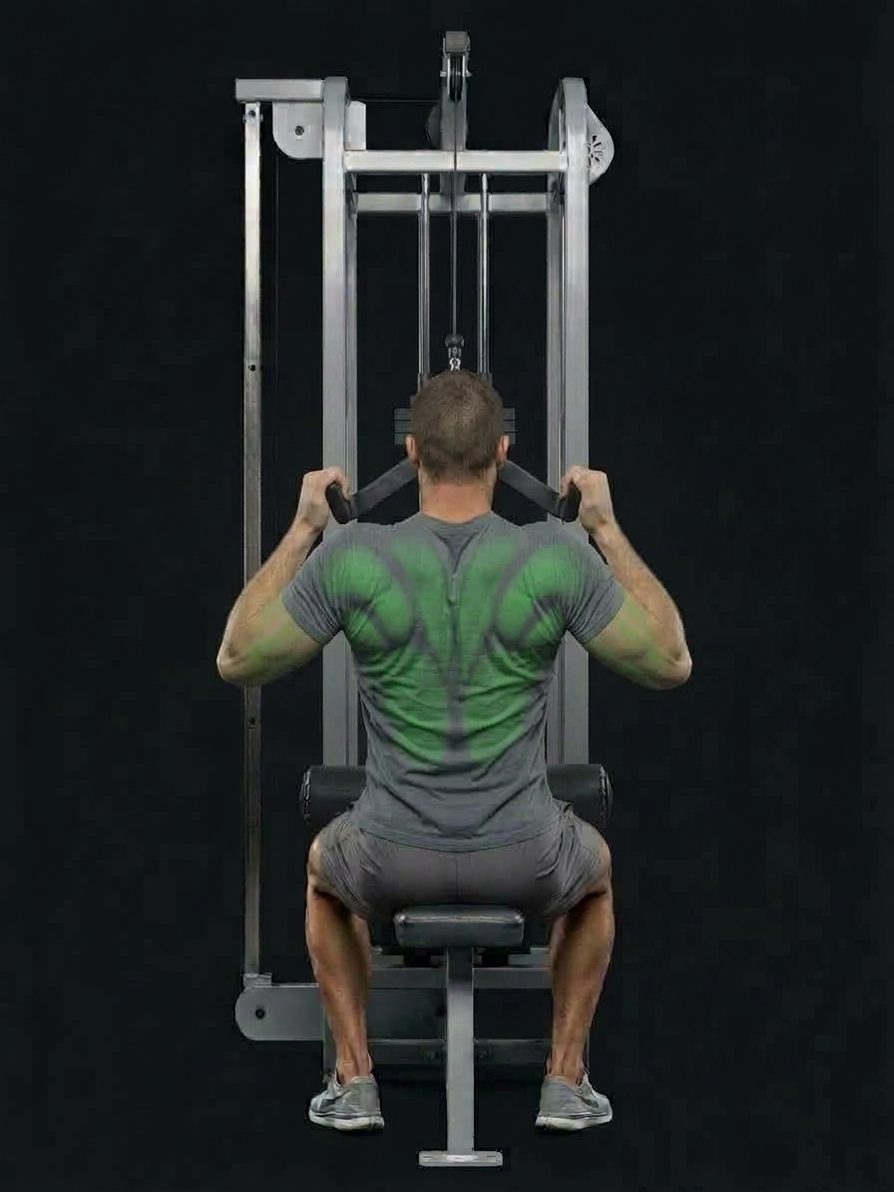 Neutral Grip Lat Pulldown
