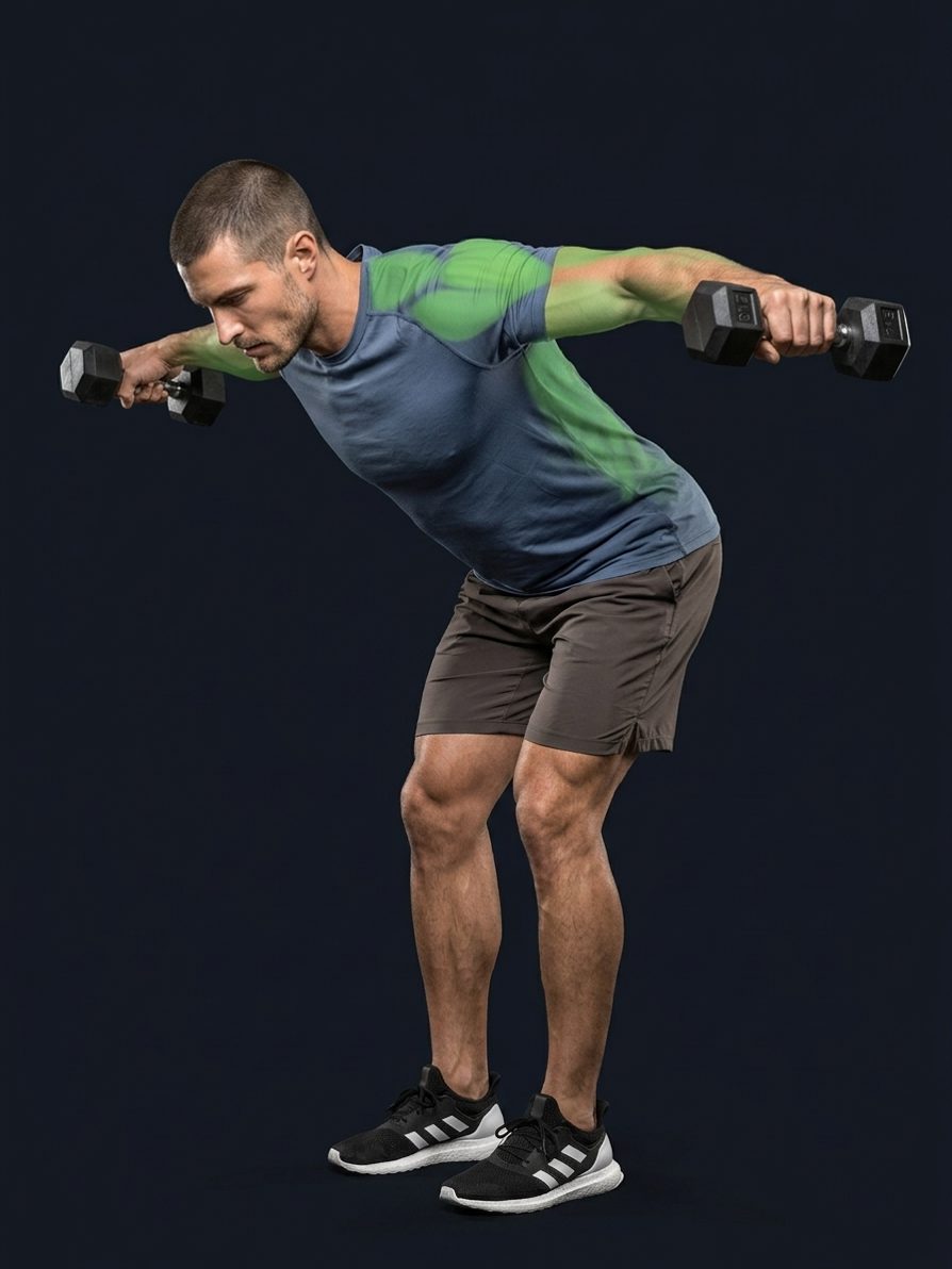 Bent-Over Dumbbell Reverse Fly