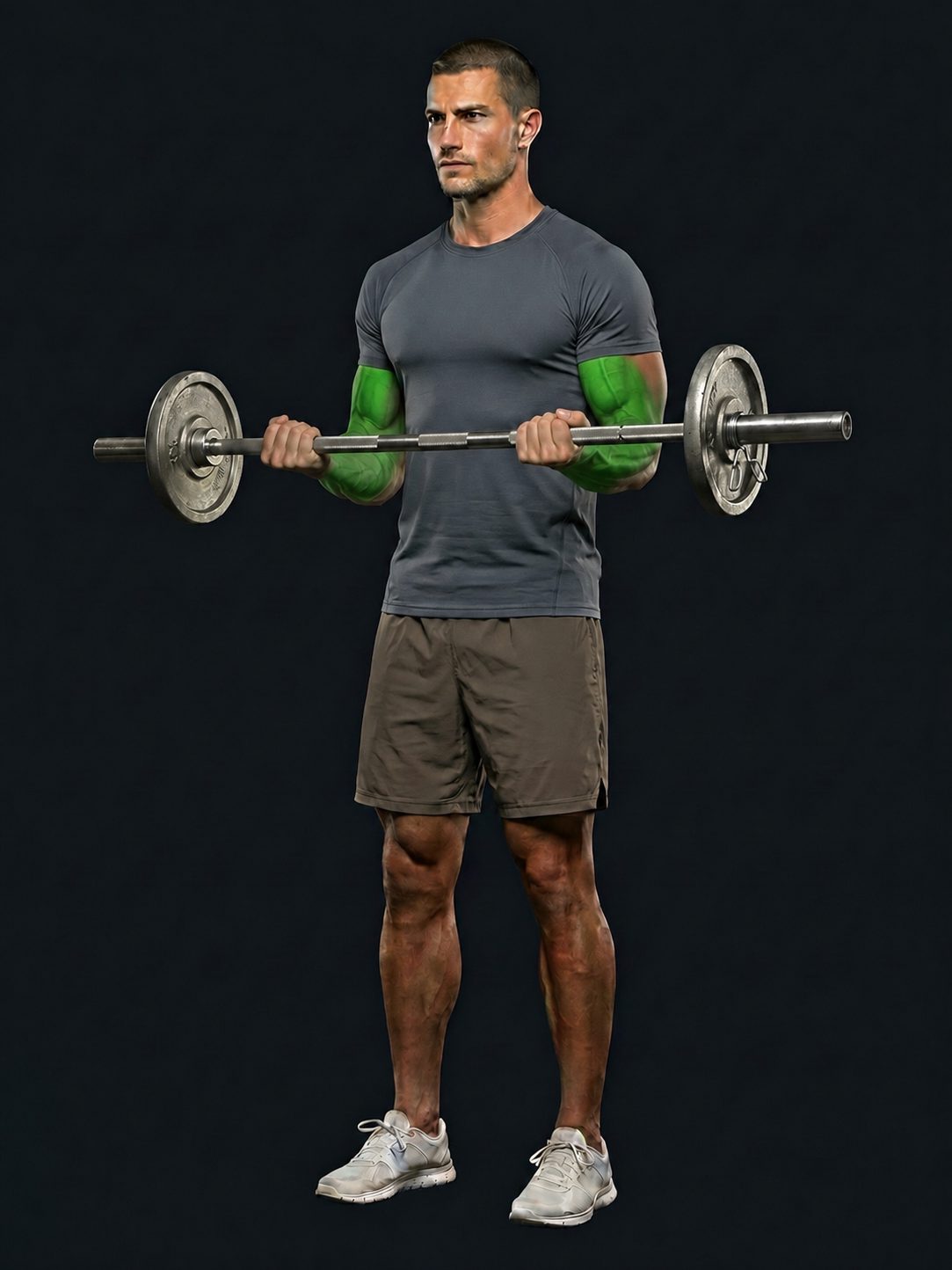 Flexii cu bara la biceps 21