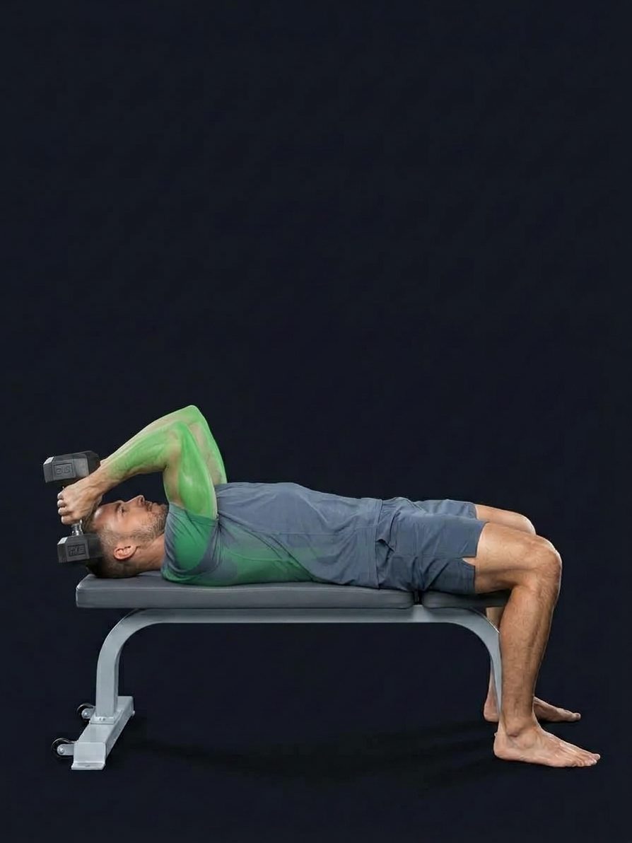 Dumbbell Skull Crusher