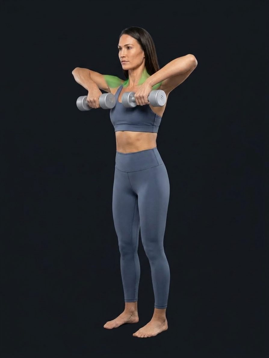 Dumbbell Deadlift to Upright Row