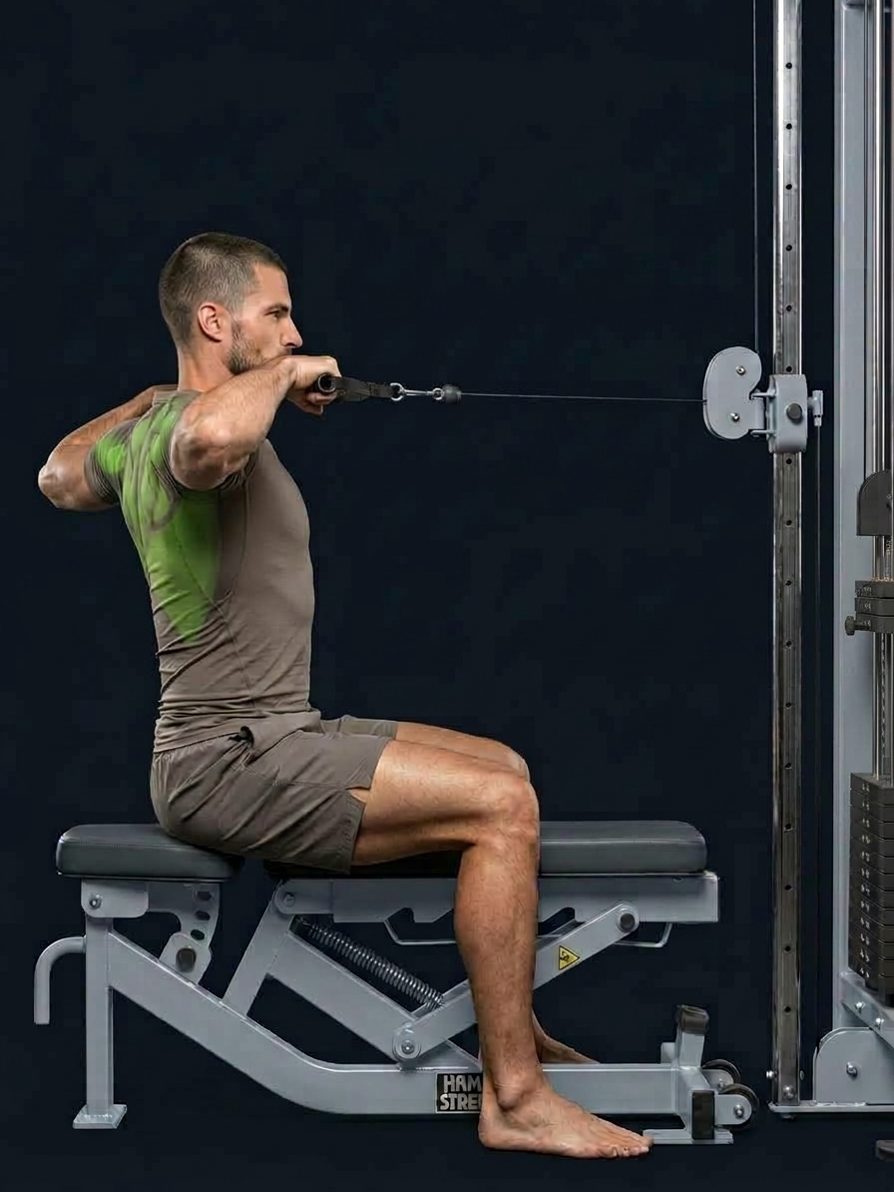 Seated Cable Rear Delt Row
