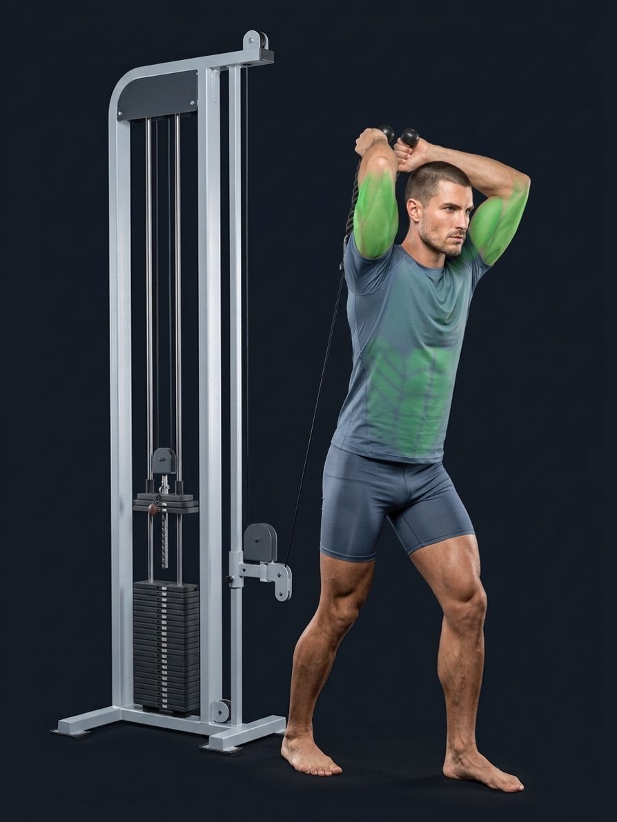 Cable Overhead Triceps Extension