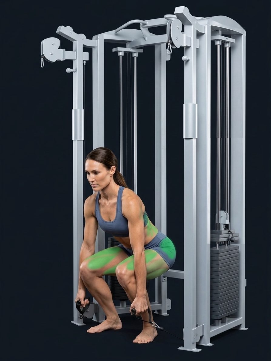 Cable Squat