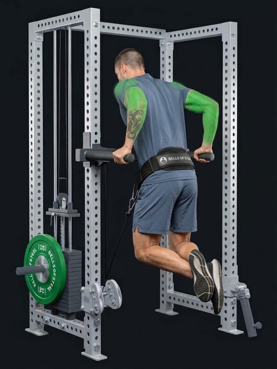 Cable Weighted Dip
