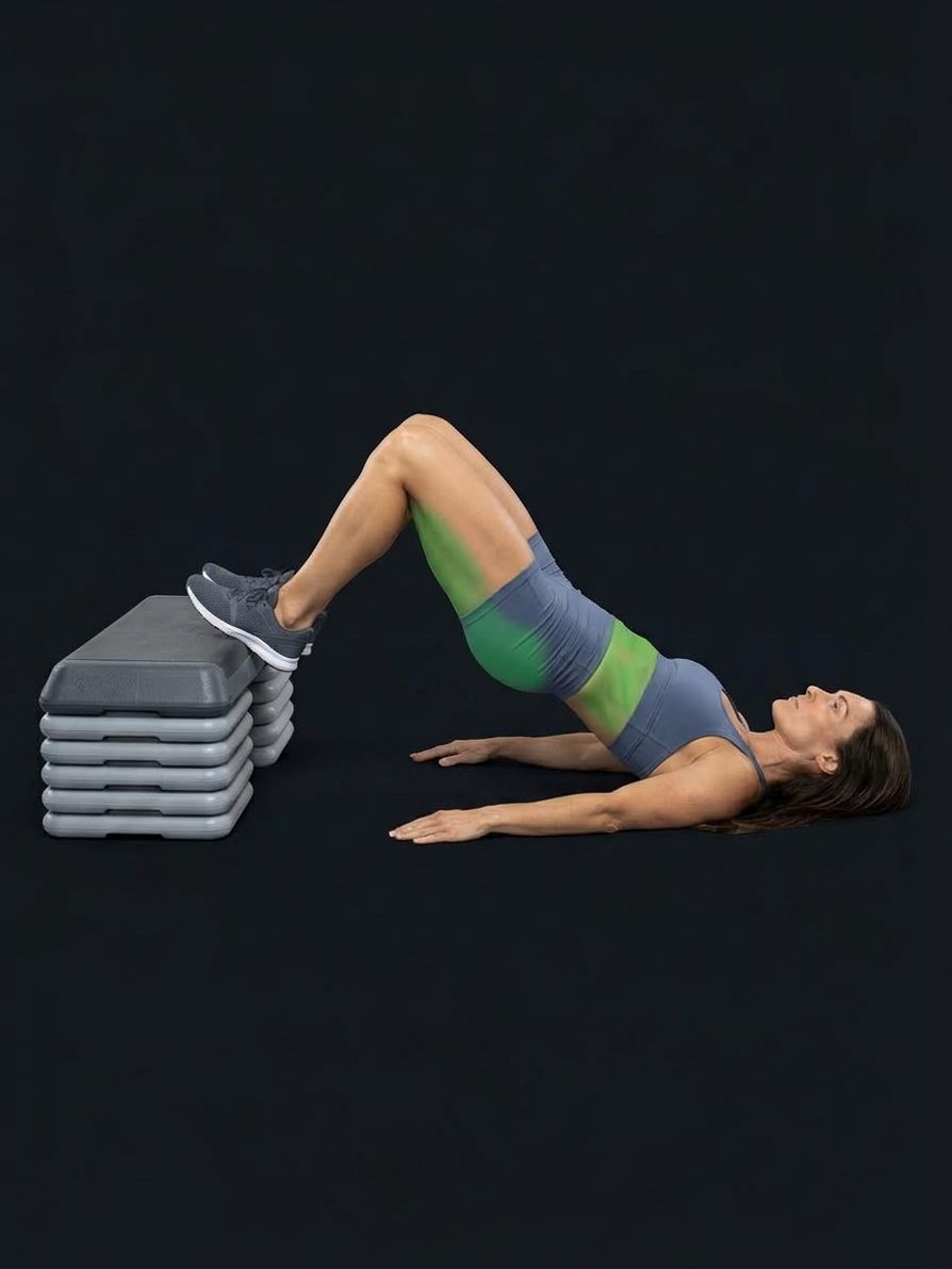 Feet-Elevated Hip Raise