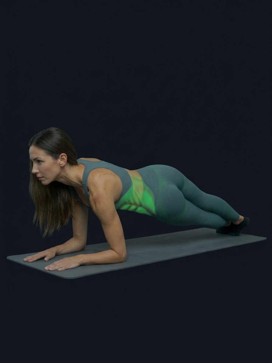 Forearm Plank Hip-Dip