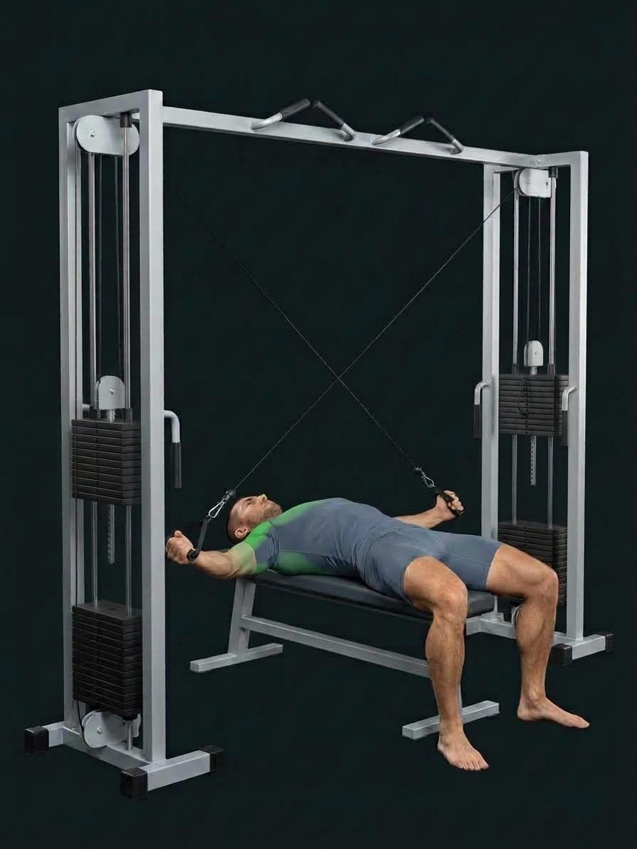 Cable Supine Reverse Fly