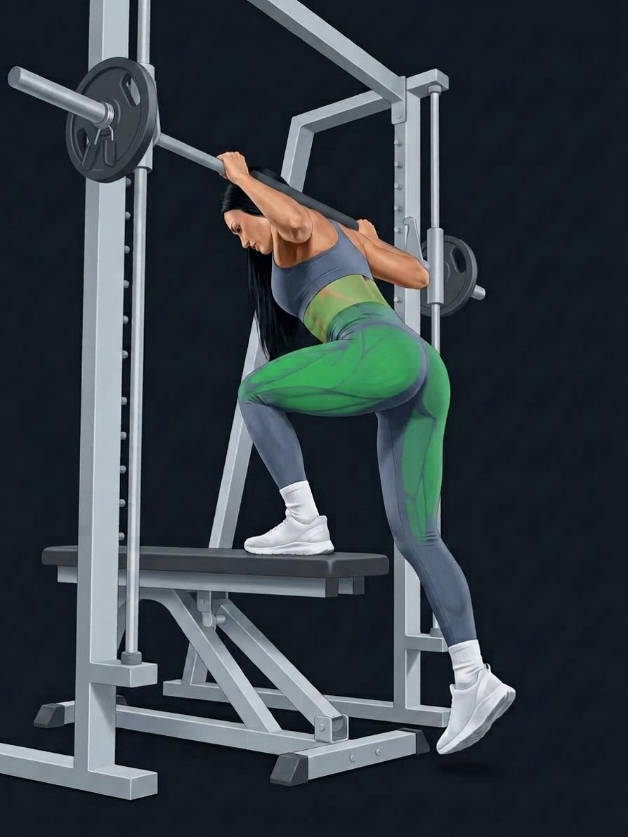 Smith Machine Step Down