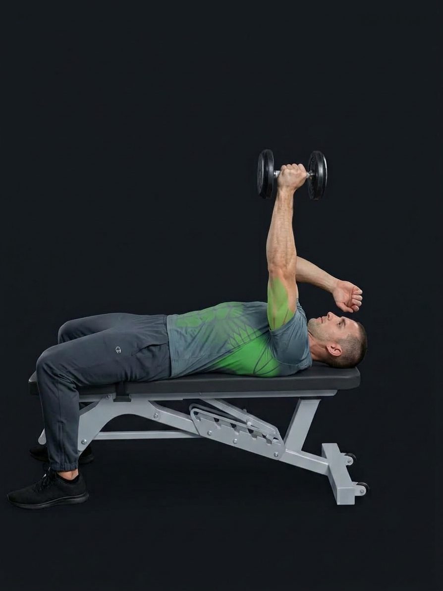 Single-Arm Dumbbell Pullover