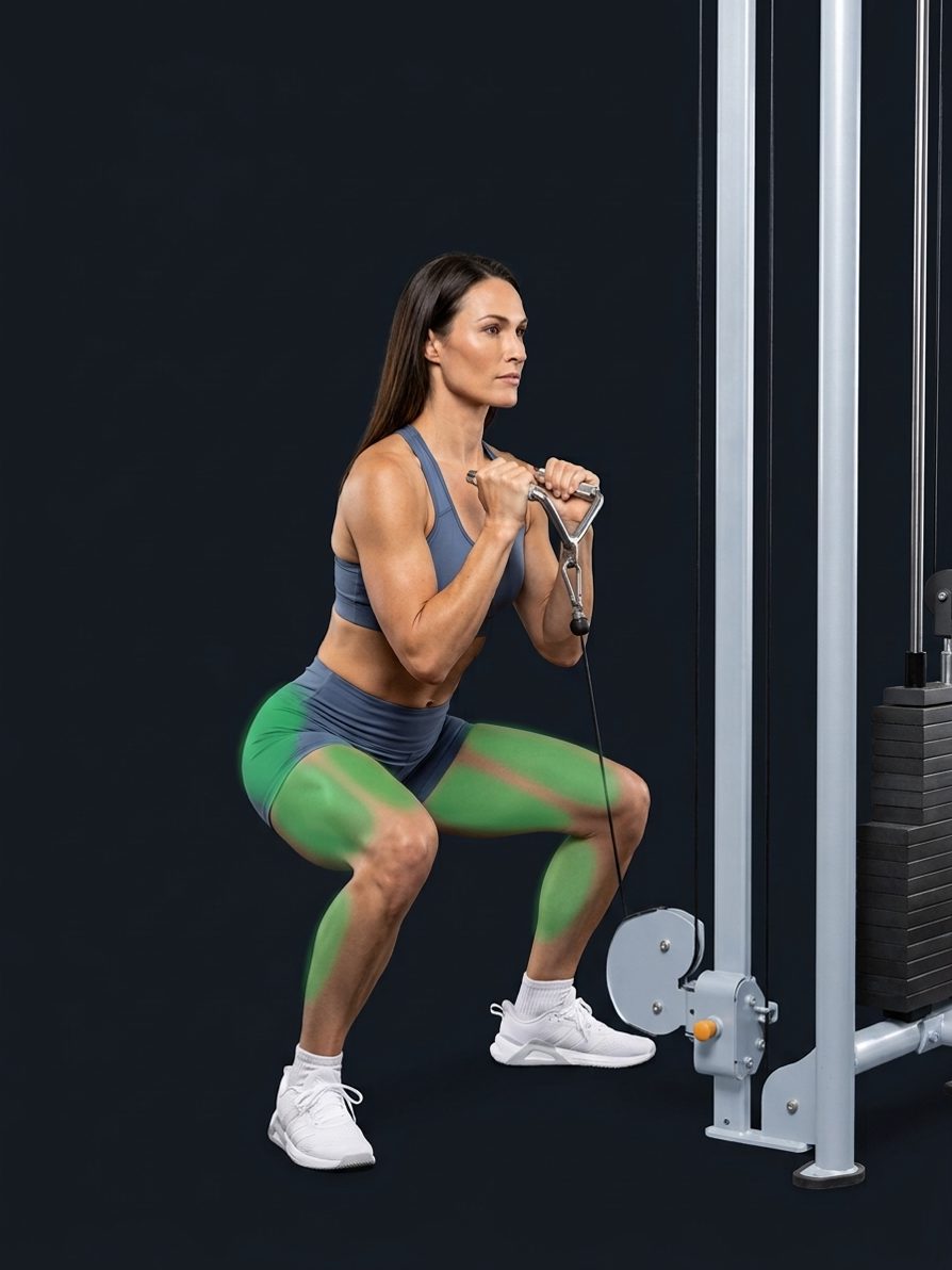 Cable Sumo Squat