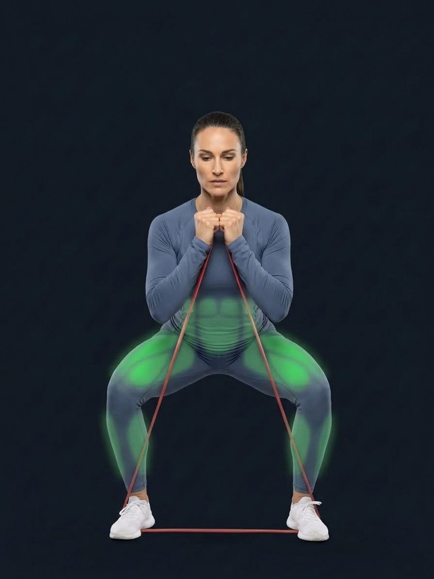 Banded Goblet Squat