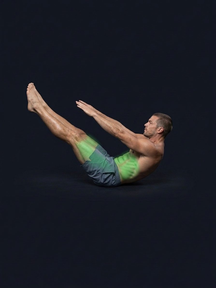 Tuck-up in V-up